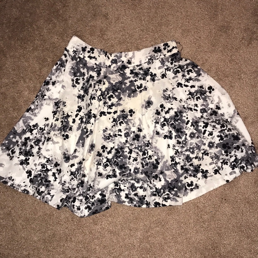 Black and white skirt